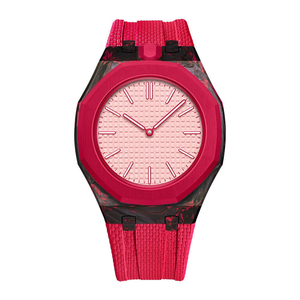 Rouge cadran rose — couronne 12h