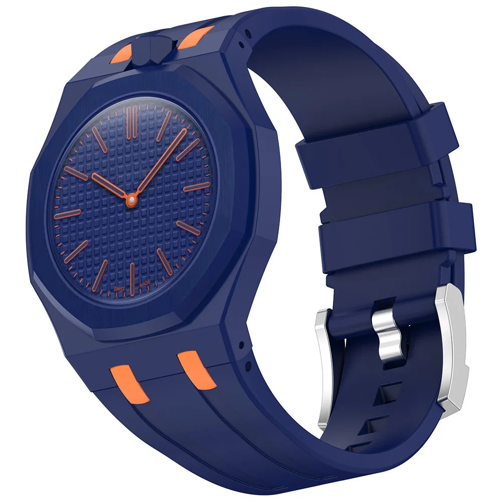 Bleu nuit corail