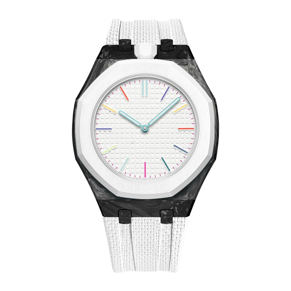 Blanc cadran blanc — couronne 12h