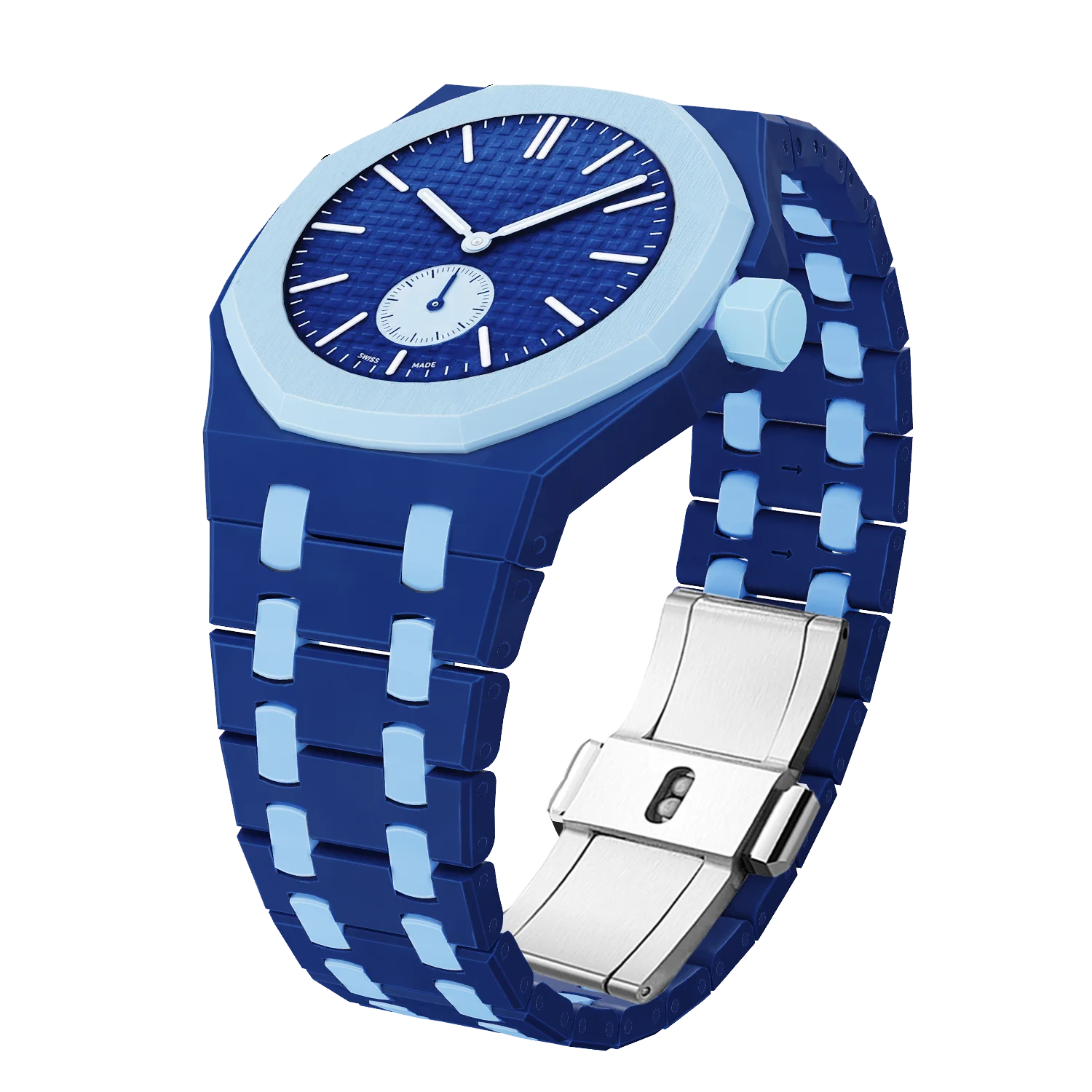 Bleu bicolore