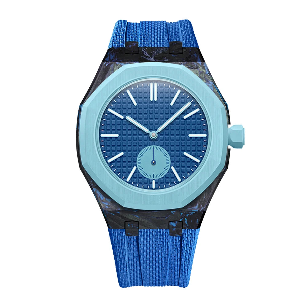 Bleu cadran bleu — couronne 3h