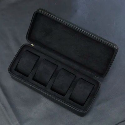 Coffret 4 montres noir