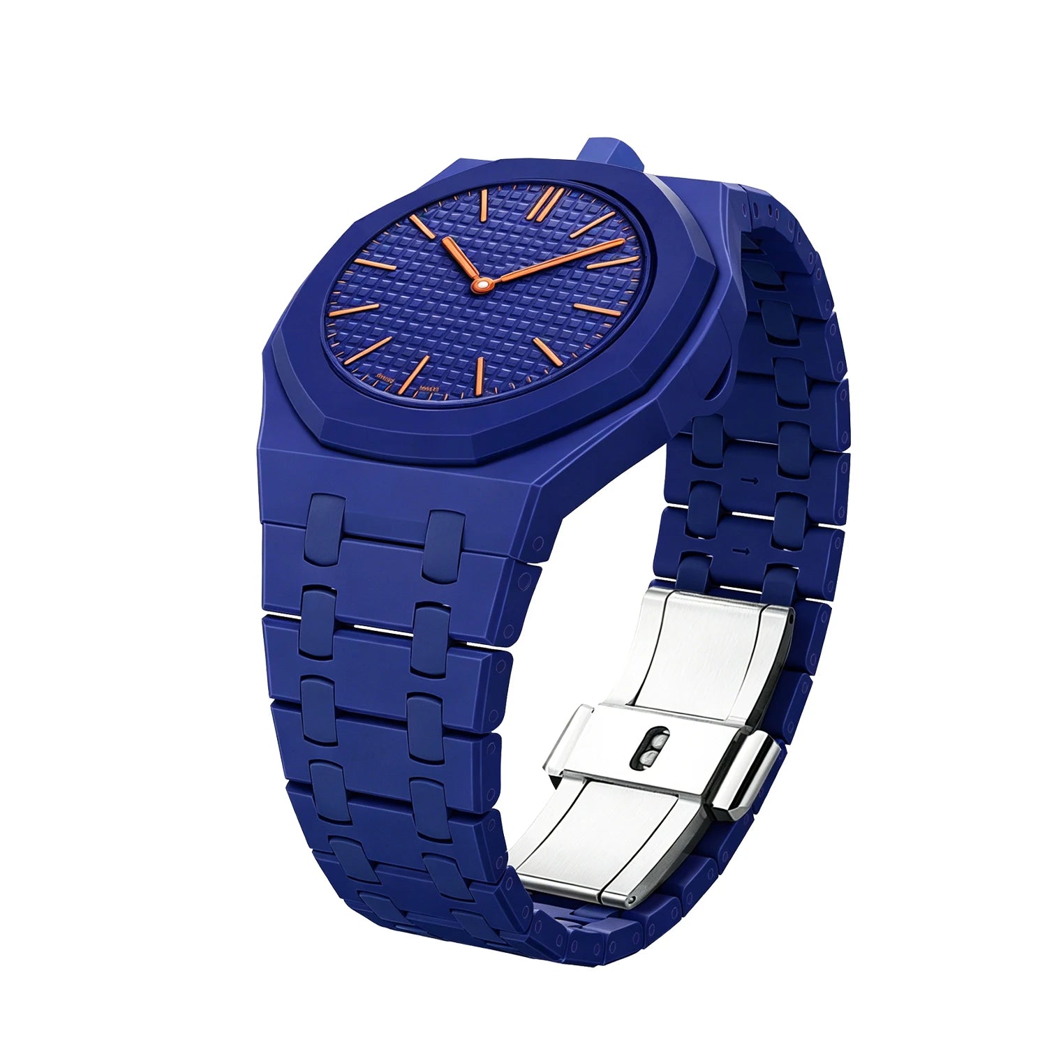 Bleu nuit orange