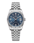 SeikoLand Bleue — cadran bleu acier, logo BM